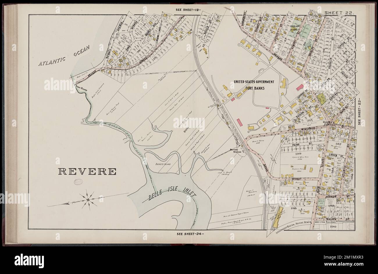 Atlas of the towns of Revere and Winthrop, Suffolk County