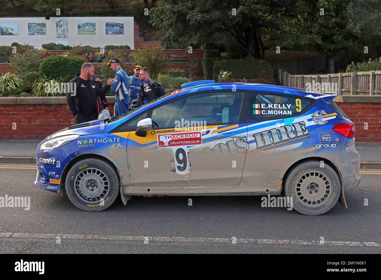 Car 9 - Eamonn Kelly Drumbarron - Conor Mohan Ballinode, Stage at Filey 24th Sep 2022, Yorkshire Trackrod Motor Club Rally, England, UK Stock Photo