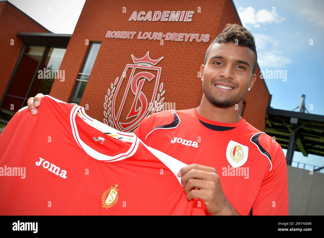 Standard de Liege unveil Frederic Bulot Stock Photo Alamy