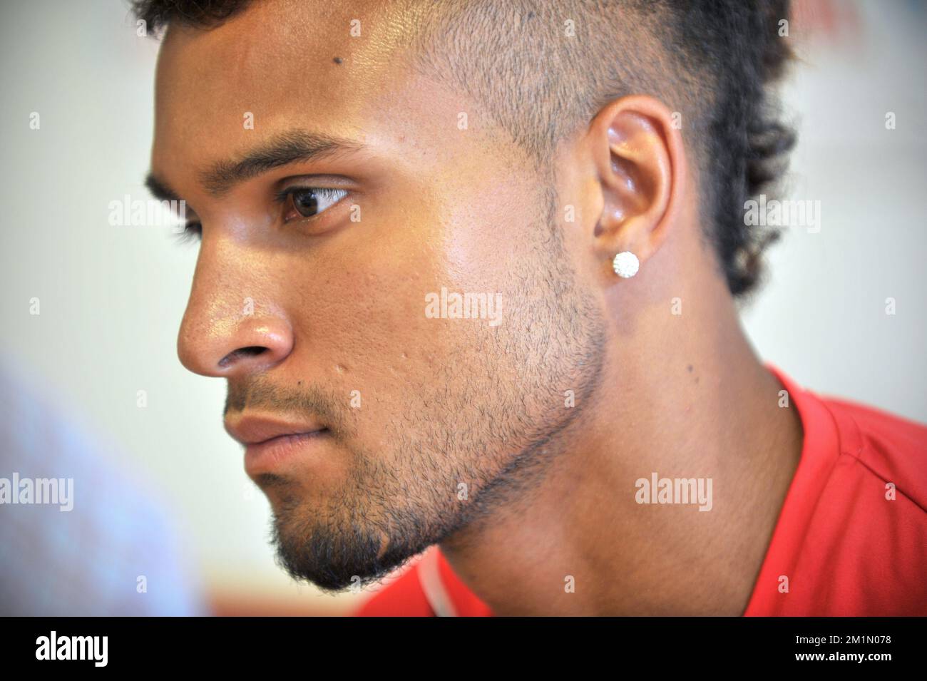 Standard de Liege unveil Frederic Bulot Stock Photo Alamy