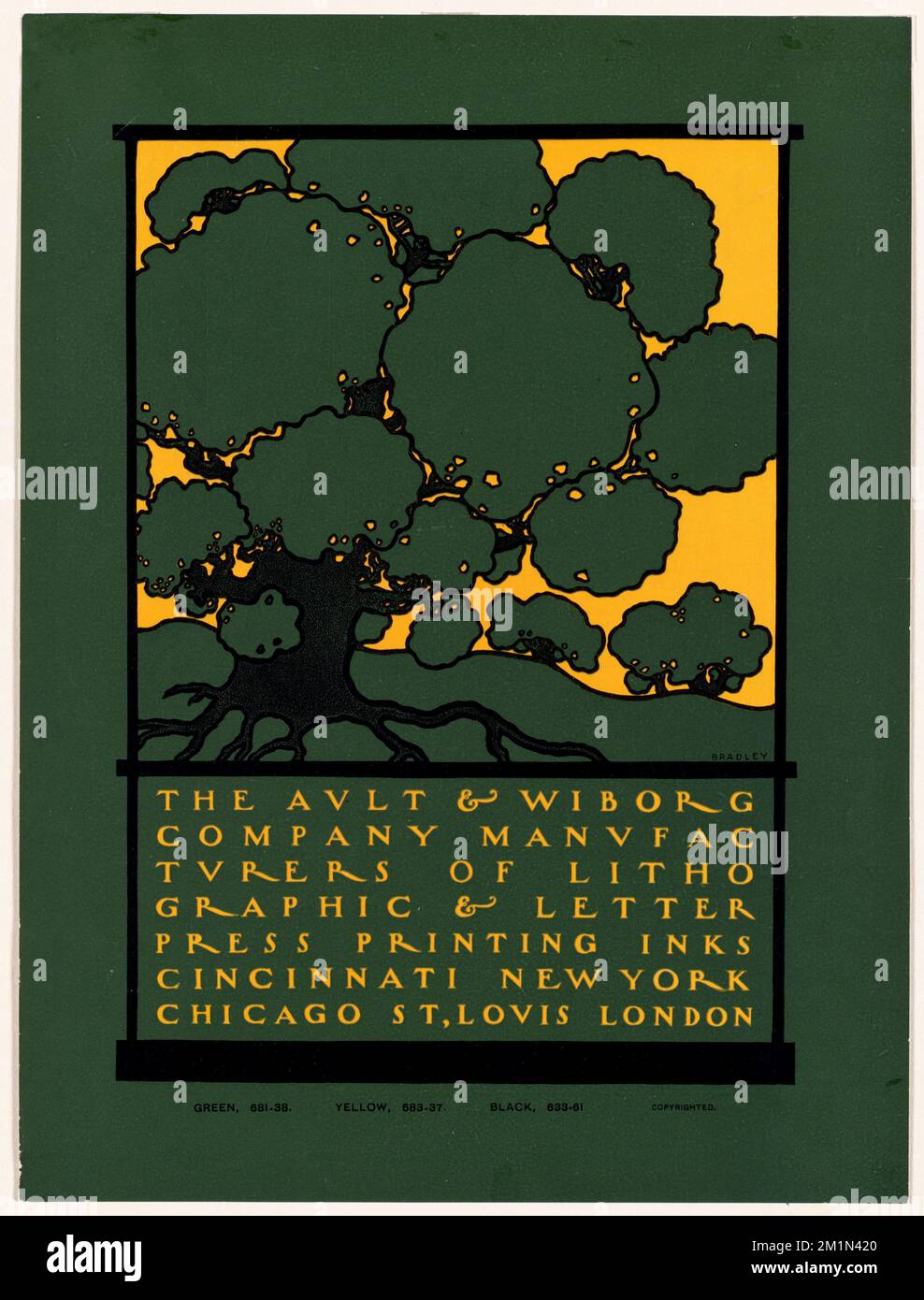 The Ault & Company , Trees, Printing industry Stock Photo Alamy