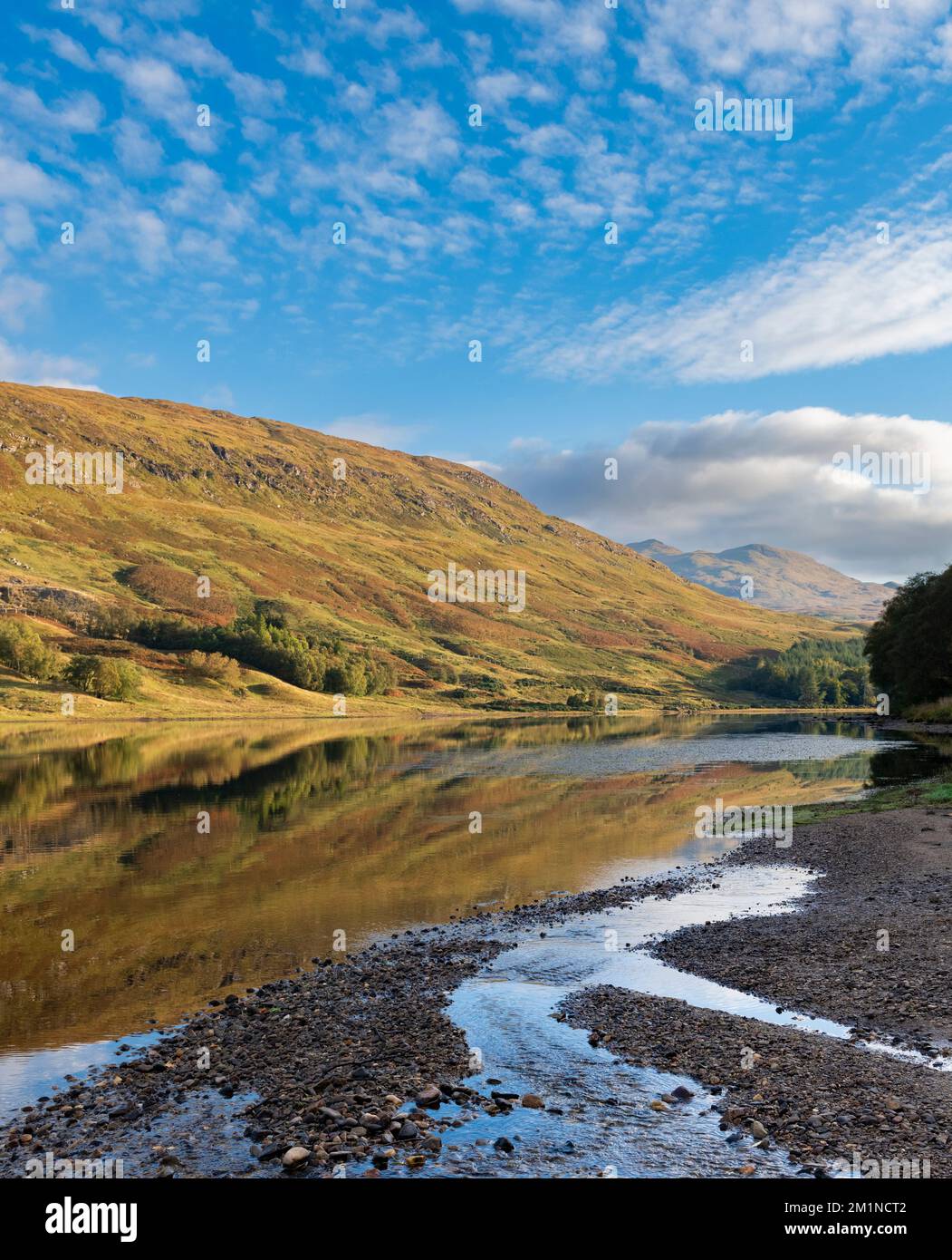 Loch Lubhair Glen Dochart, Scotland Stock Photo