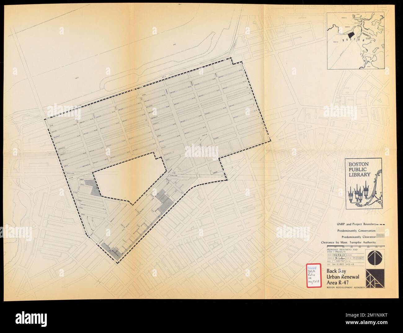 Back Bay urban renewal area r-47 : proposed treatment and title 1 ...