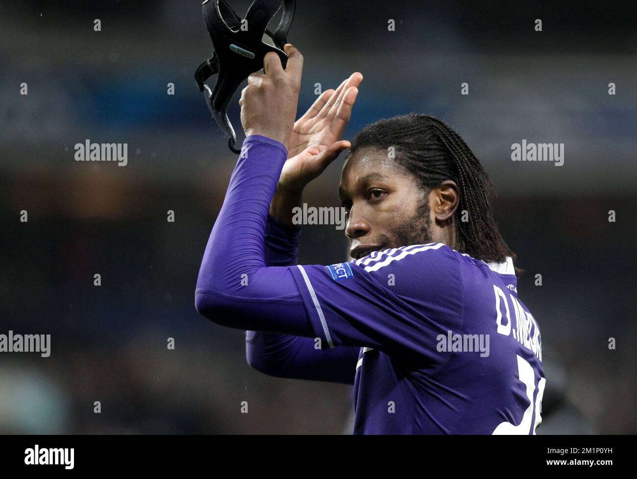 Soccer - UEFA Champions League - Play Offs - Second Leg - RSC Anderlecht v  Olympique Lyonnais - Constant Vanden Stock Stadium. Tom De Sutter, RSC  Anderlecht Stock Photo - Alamy