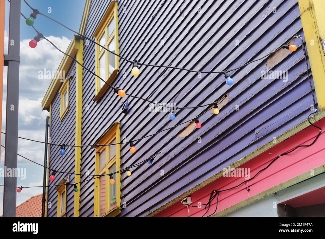 Painted wooden houses hires stock photography and images Alamy