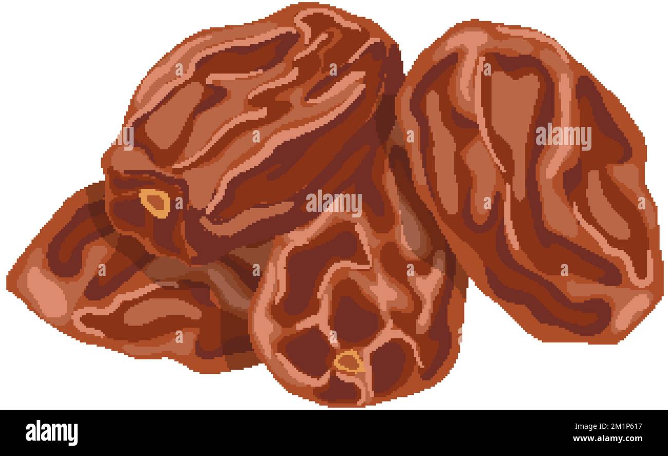 dates dried fruit cartoon vector illustration Stock Vector Image & Art