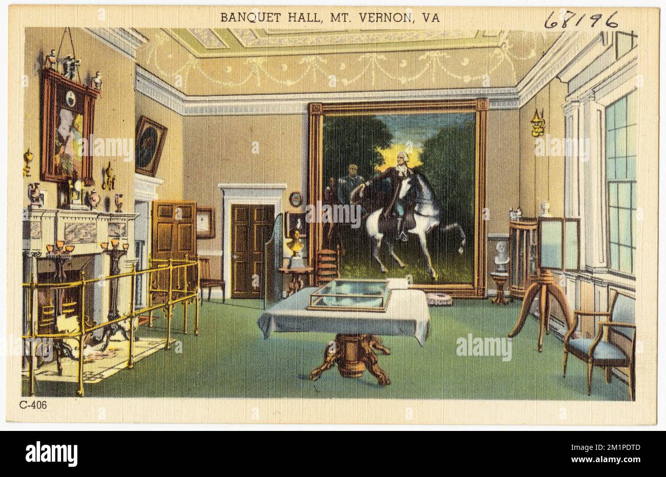 Banquet hall, Mt. Vernon, VA , Historic buildings, Tichnor Brothers