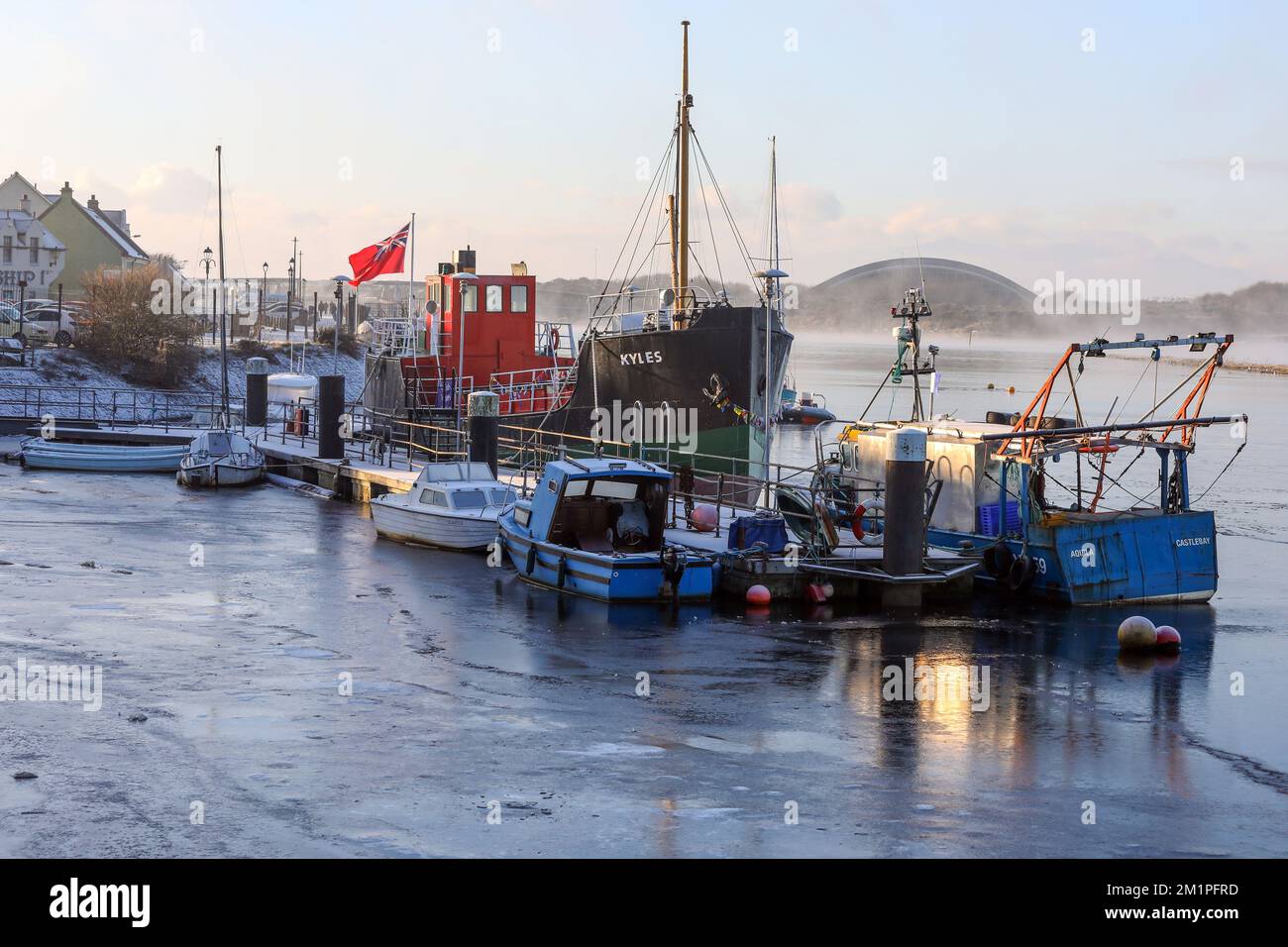 Irvine, UK. 12th Dec, 2022. With temperatures as low as minus 15C in