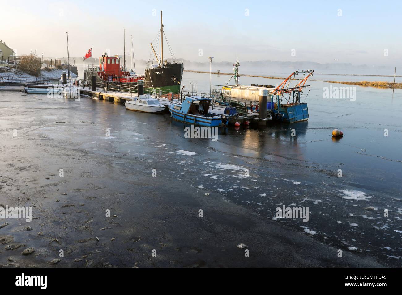 Irvine, UK. 12th Dec, 2022. With temperatures as low as minus 15C in