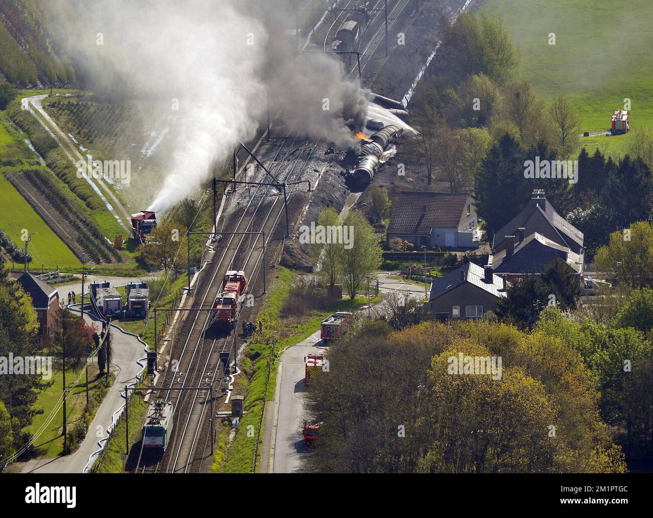 Exploded Racetrack Aerial view shows clock hi-res stock photography and images - Alamy