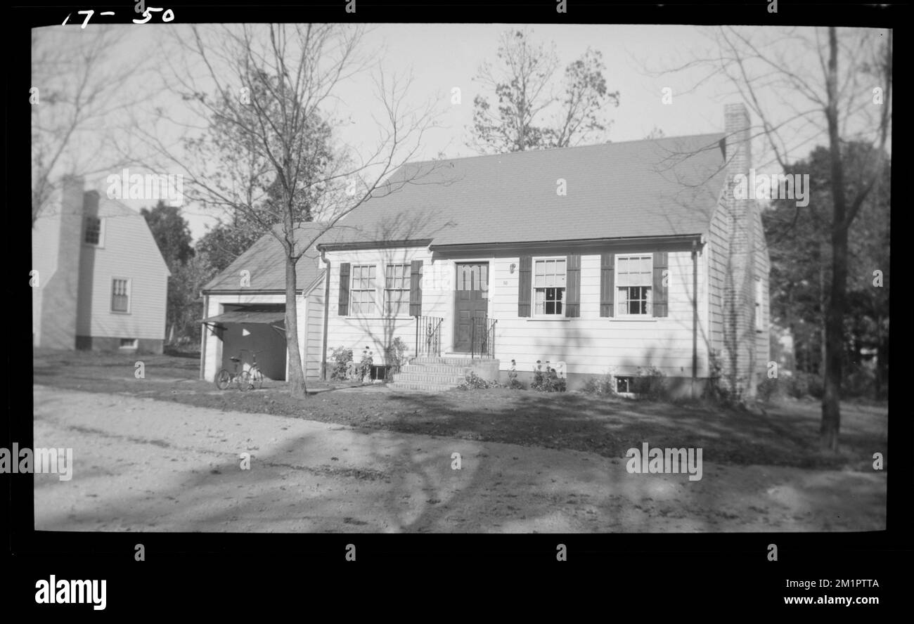 Barrett Street 50 , Houses. Needham Building Collection Stock Photo