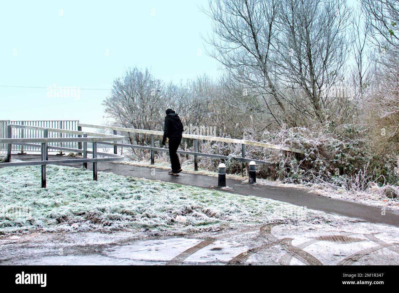 Glasgow, Scotland, UK 13th December, 2022. UK Weather Freezing