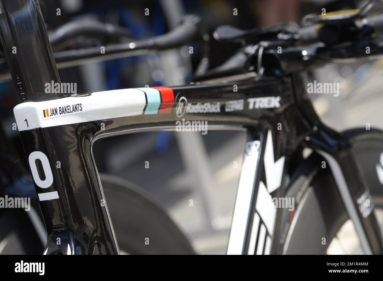 Illustration picture shows the bicycle of Belgian Jan Bakelants of team