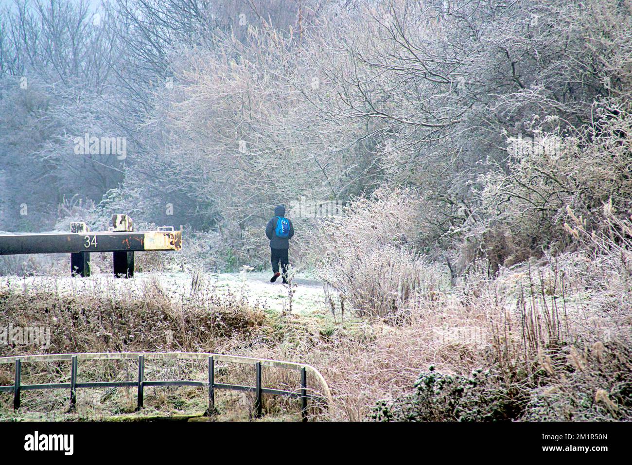 Glasgow, Scotland, UK 13th December, 2022. UK Weather Freezing