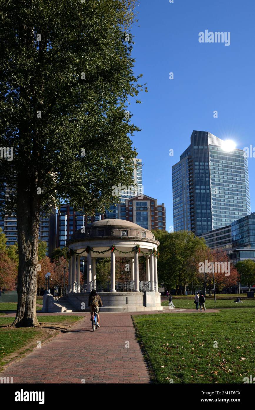 Parkman Bandstand, Boston Common Park, Boston, Massachusetts, USA Stock