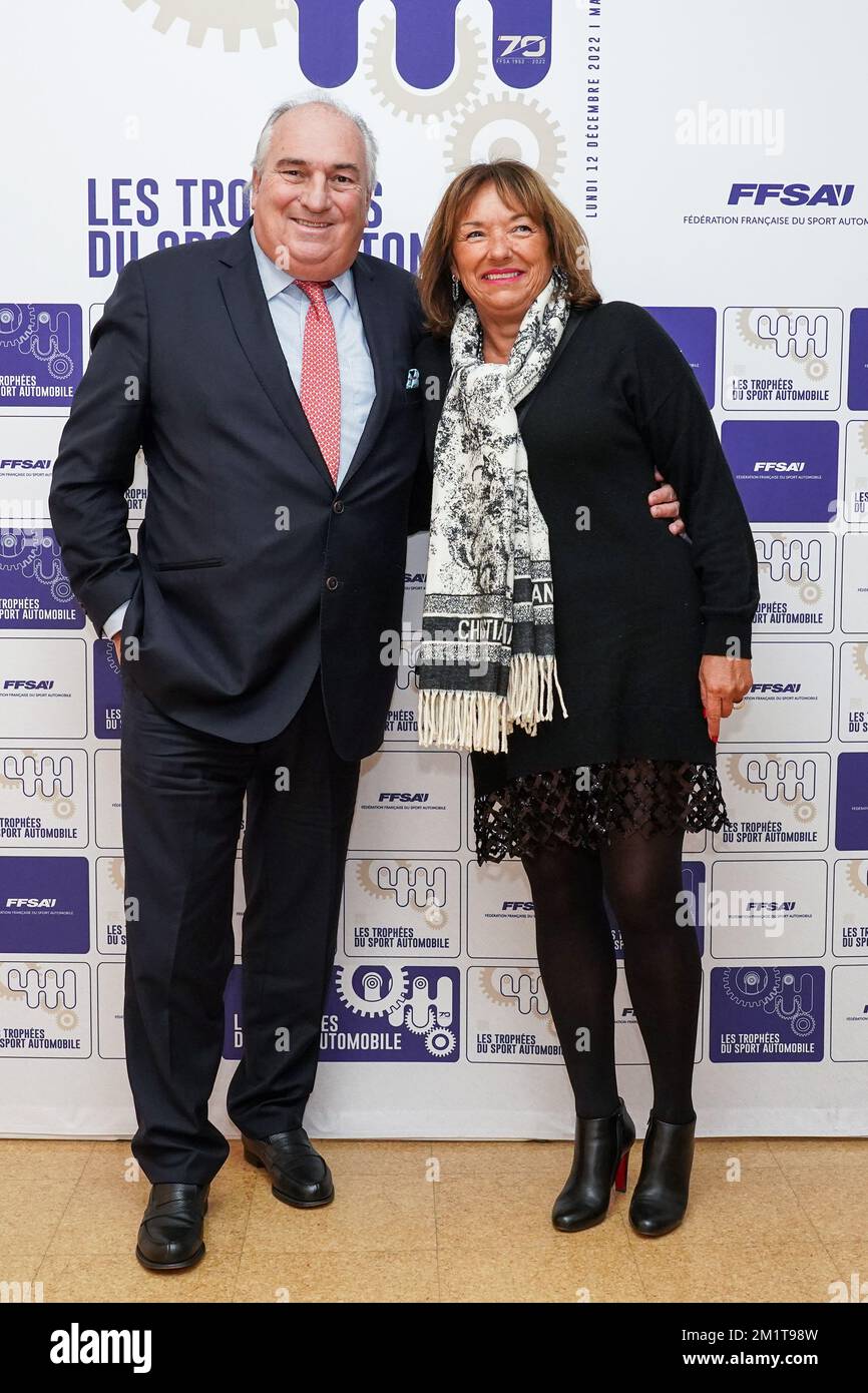 GASLY JeanJacques and Pascale during Les Trophées du Sport Automobile 2022 at the Maison de l