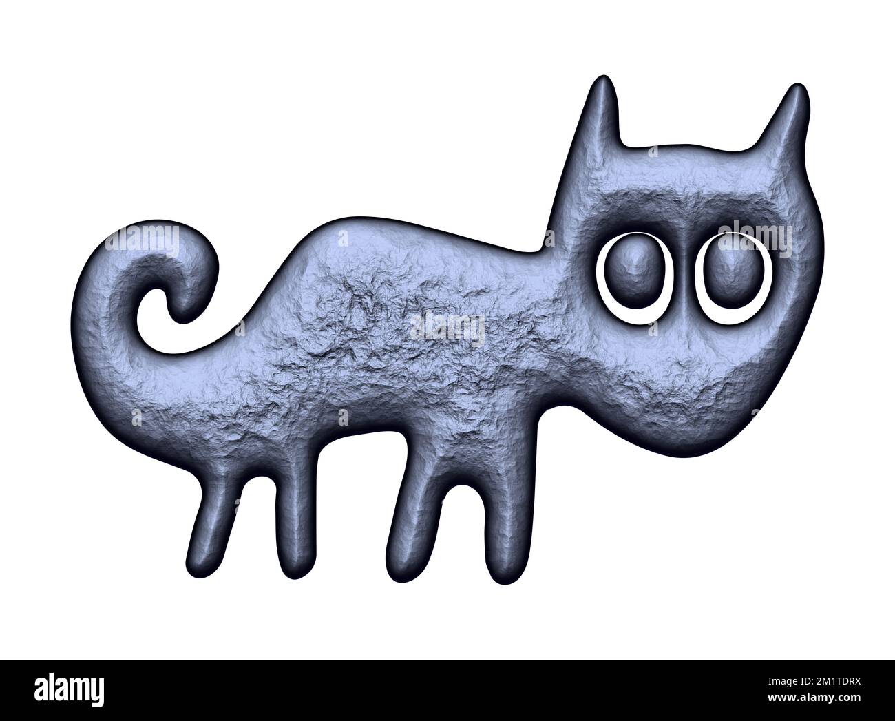 Geoglyph of the Cat from Nazca, The Nazca Lines, Nazca Desert, Peru ...