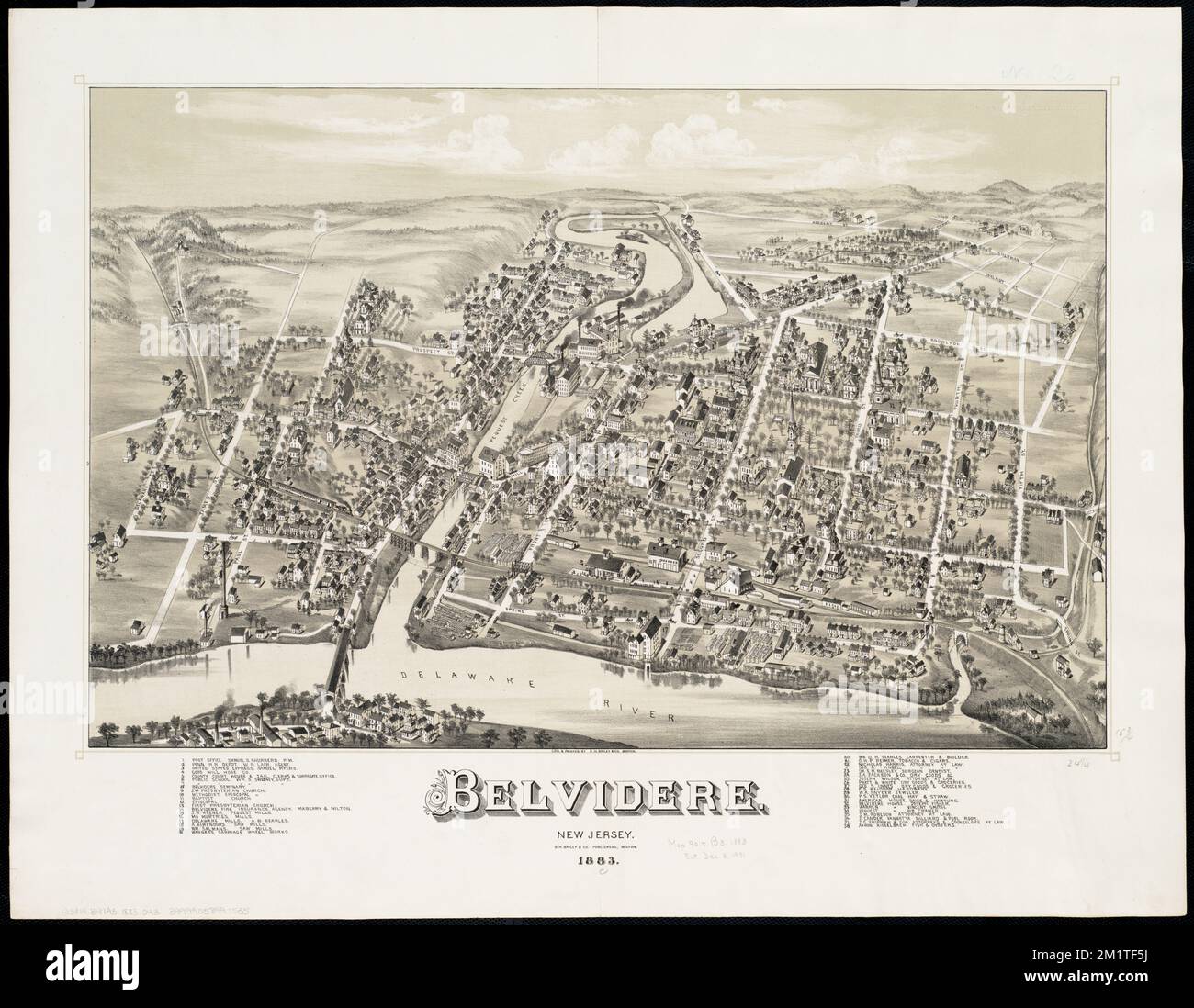 Belvidere map hires stock photography and images Alamy