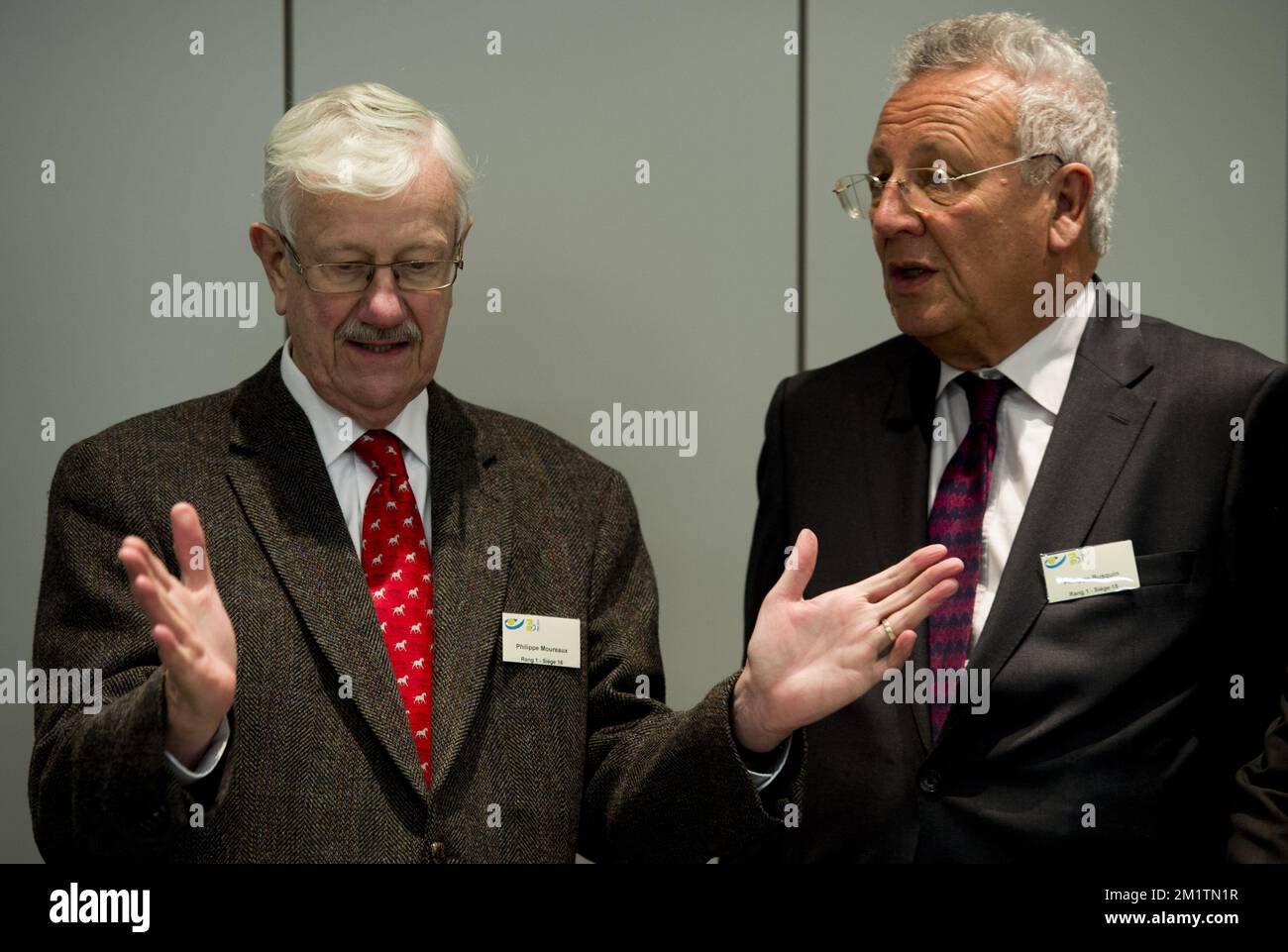 20140130 - BRUSSELS, BELGIUM: PS ex-Molenbeek Mayor Philippe Moureaux ...