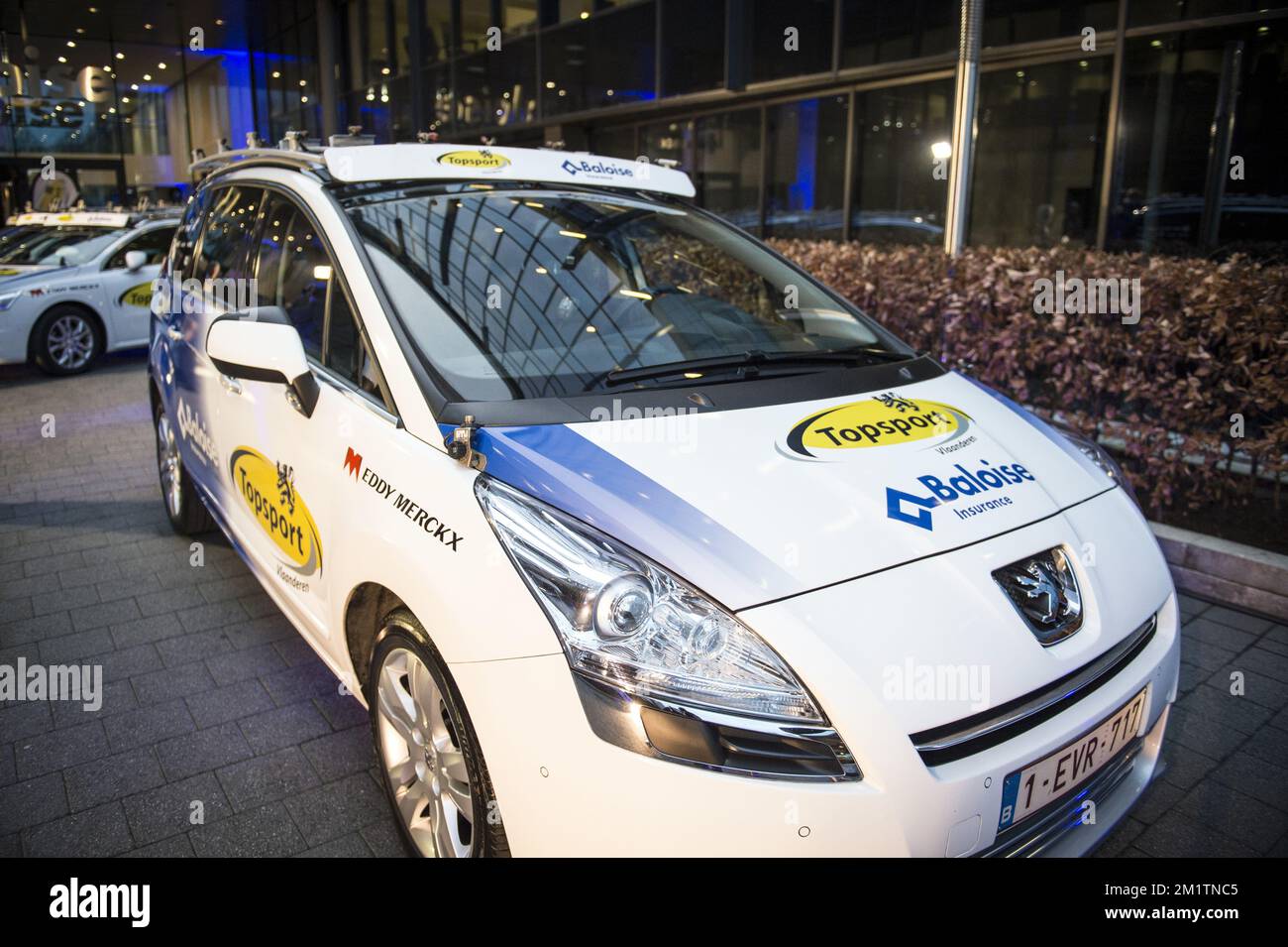 20140130 ANTWERPEN, BELGIUM Illustration shows cars with logo of