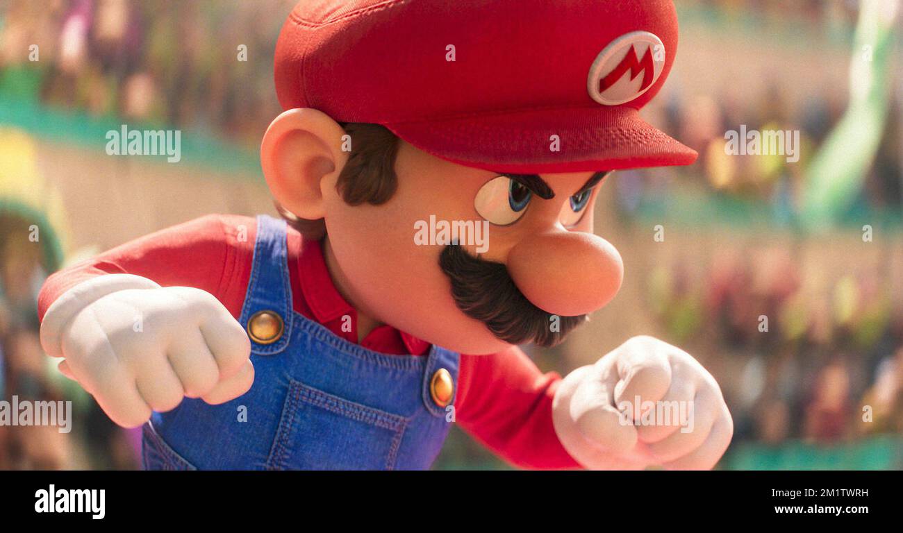 Super Mario i baffi Foto stock - Alamy