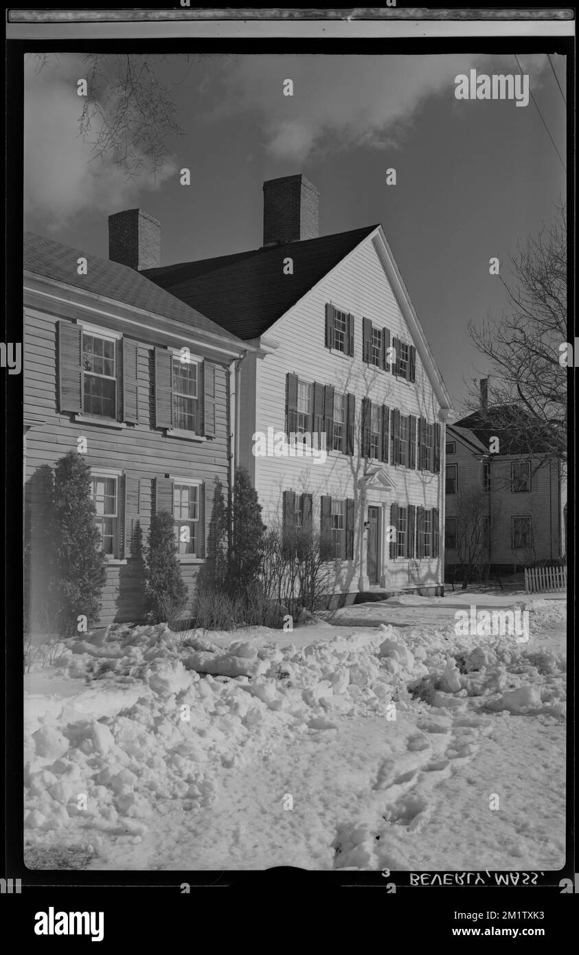 Beverly, house exterior , Architecture, Dwellings. Samuel Chamberlain