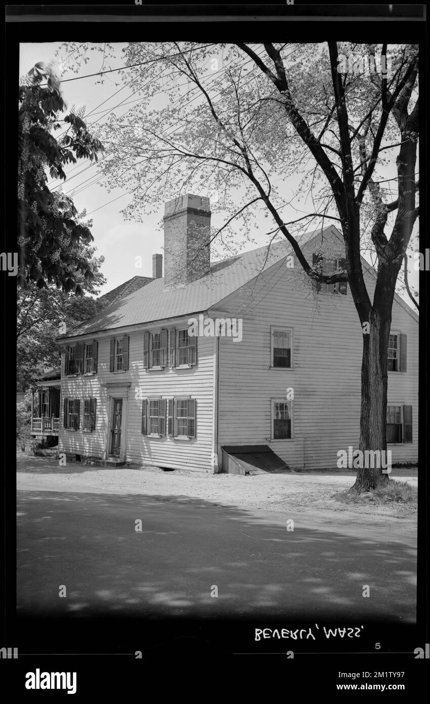 Beverly, house exterior , Architecture, Dwellings. Samuel Chamberlain