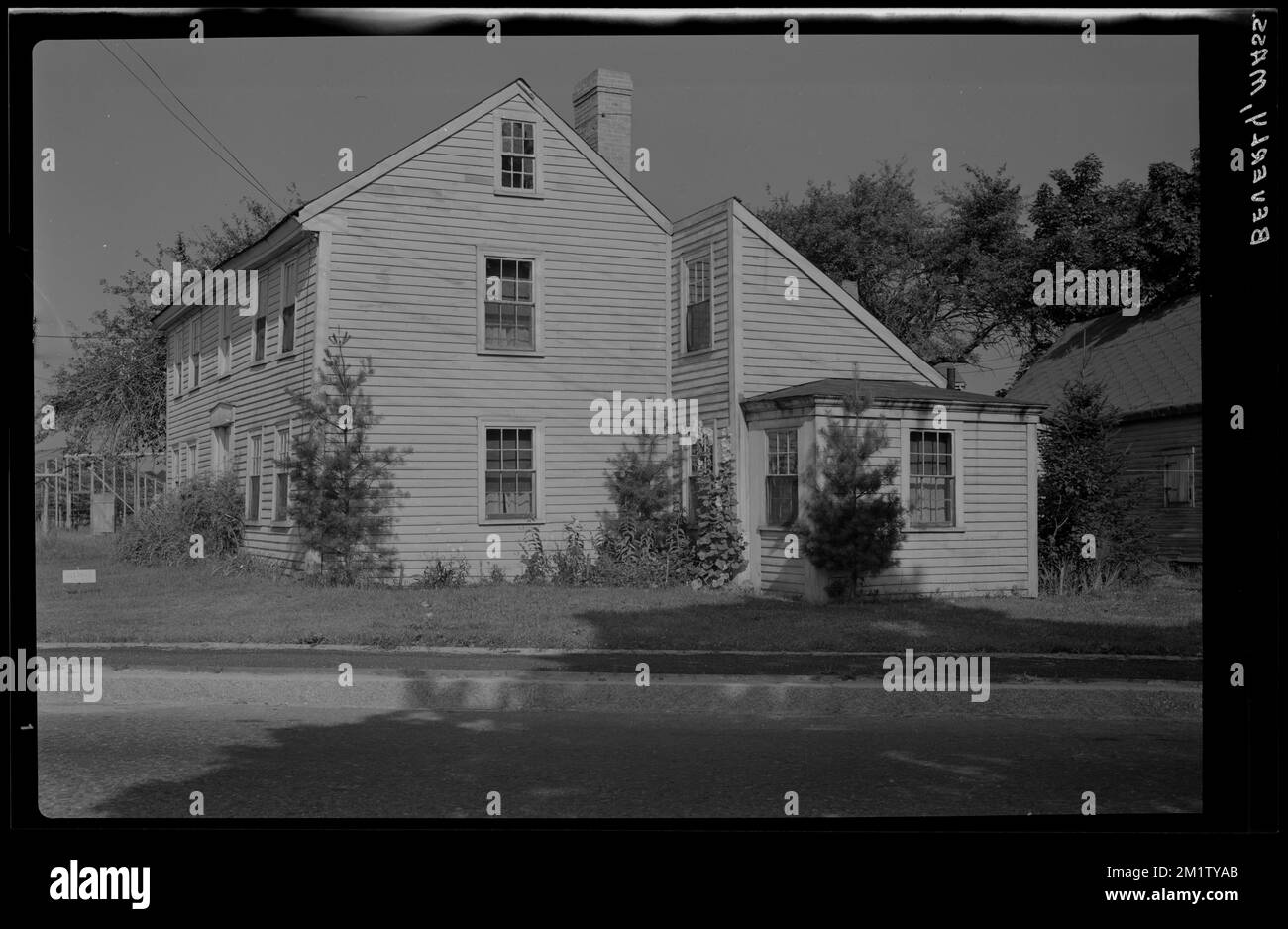 Beverly, house exterior , Architecture, Dwellings. Samuel Chamberlain