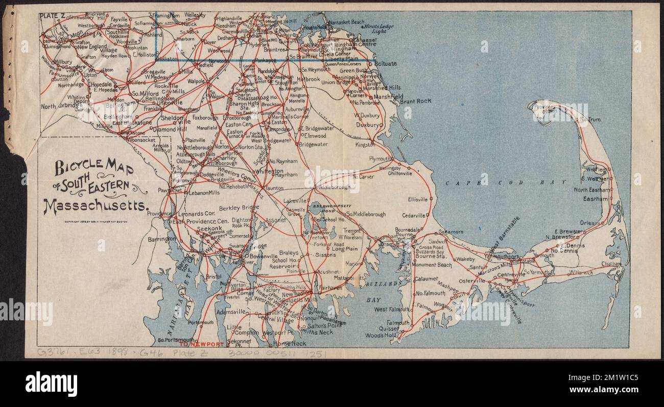 Bicycle map of south eastern Massachusetts - Bicycle Map Of South Eastern Massachusetts Bicycle Trails Massachusetts Maps Cycling Massachusetts Maps Massachusetts Maps Norman B Leventhal Map Center Collection 2M1W1C5