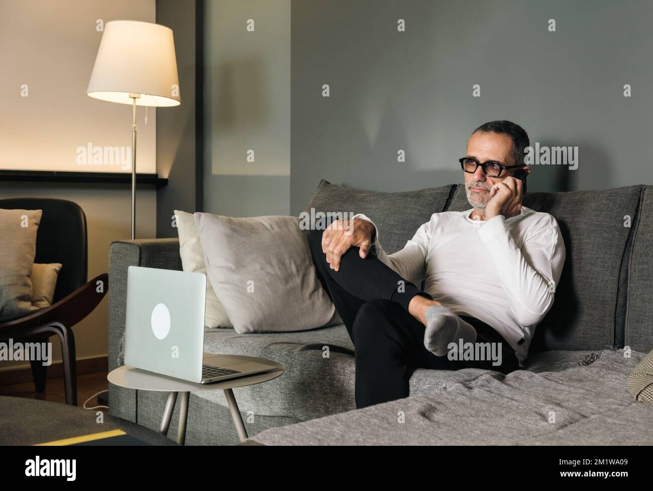 Man talking on the phone. Stock Photo