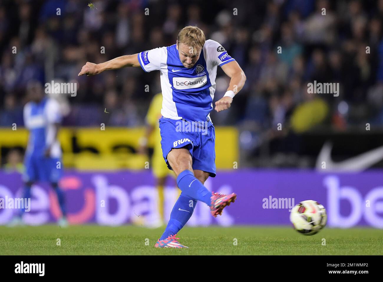Gorius 20141019 - GENK, BELGIUM: Genk's Julien Gorius pictured in action ...