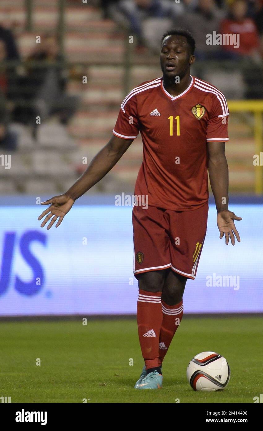 20141112 BRUSSELS BELGIUM Belgium s Romelu Lukaku pictured