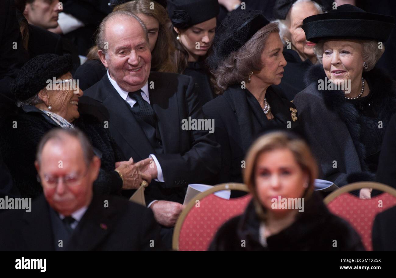 King juan carlos and grand duke jean of luxembourg photo hi-res stock ...