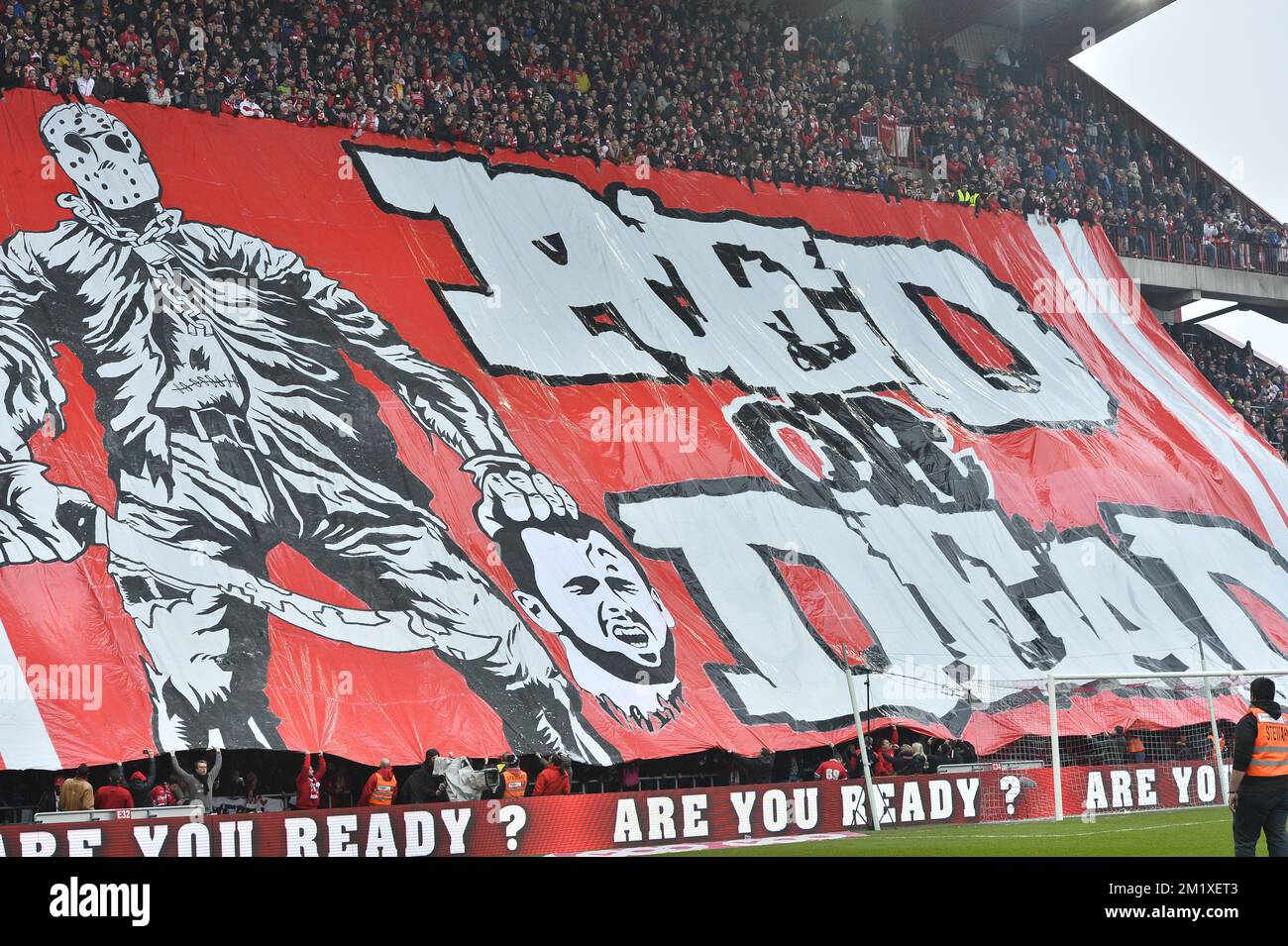 football poster RSC Anderlecht v Standard Liege finale coupe de