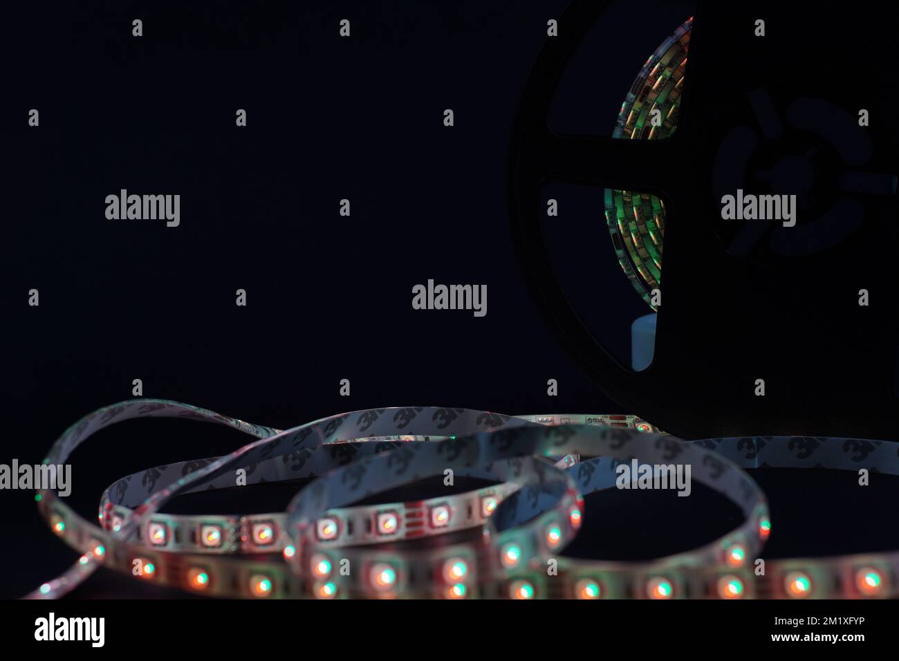 led strip in color light roll Stock Photo - Alamy