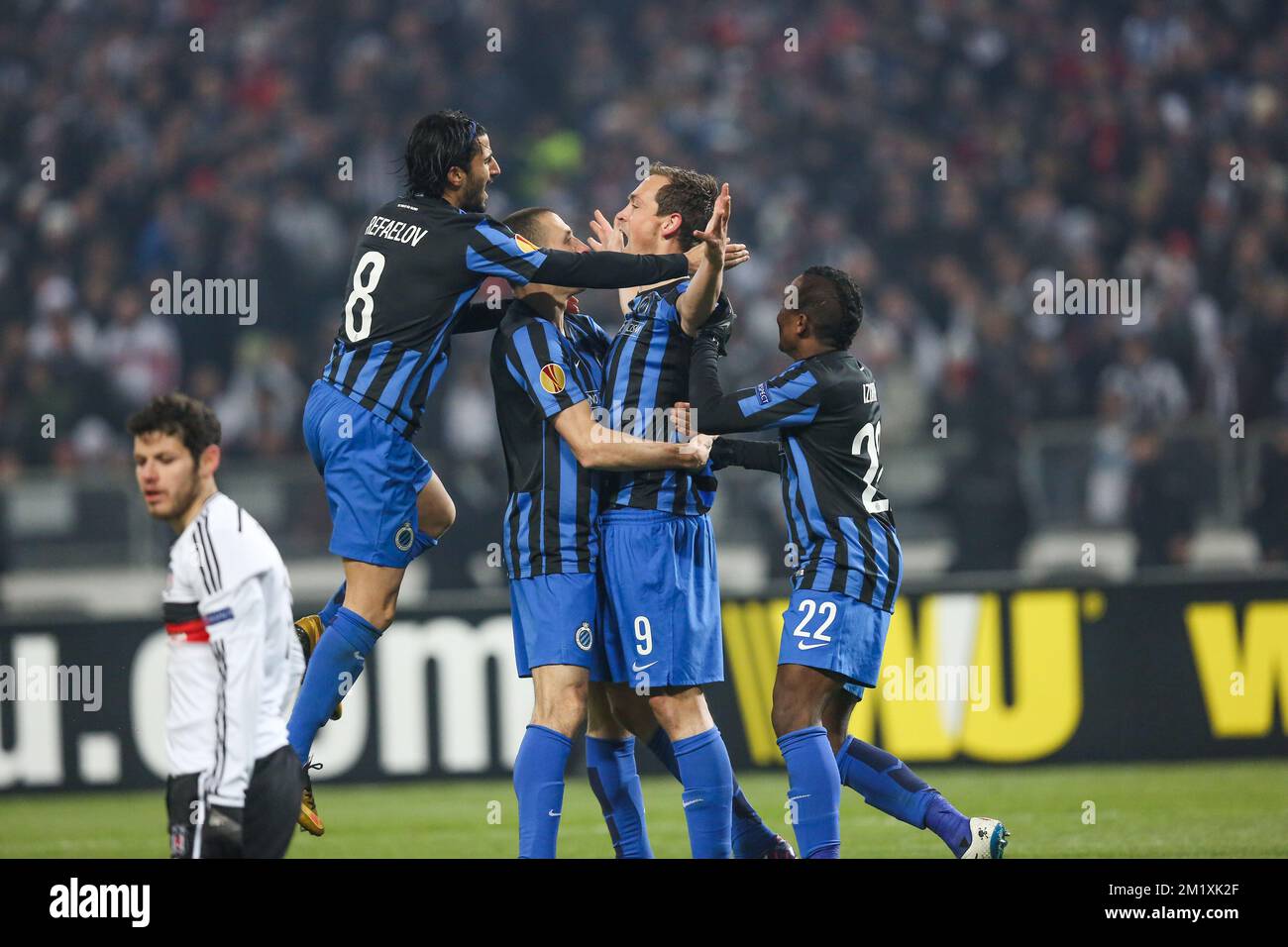 Gökhan Töre, Besiktas, Club Brugge, Davy de Fauw, Ruud Vormer :: Fotos 