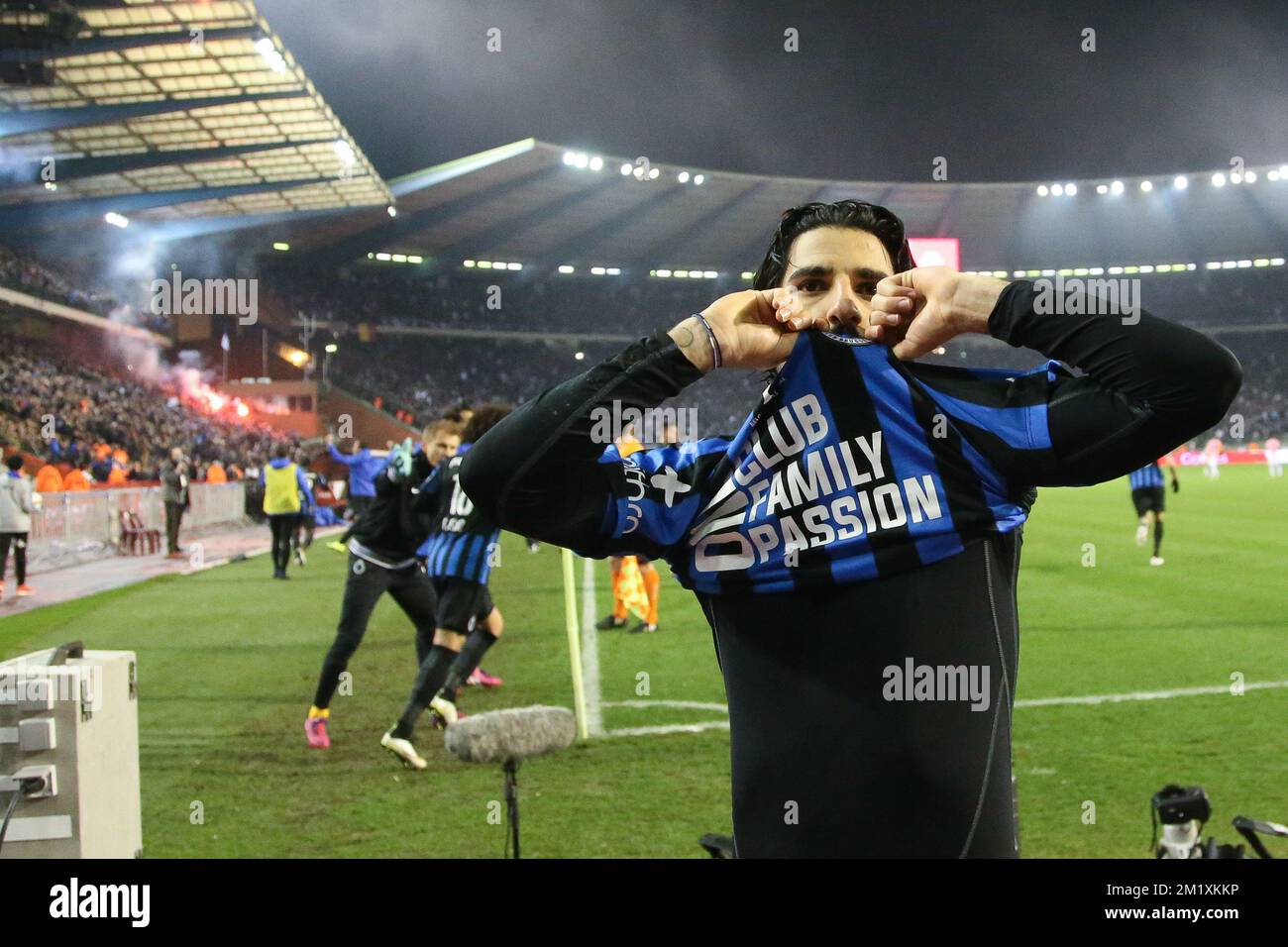 Lior Refaelov of Club Brugge KV - Behrang Safari of RSC Anderlecht