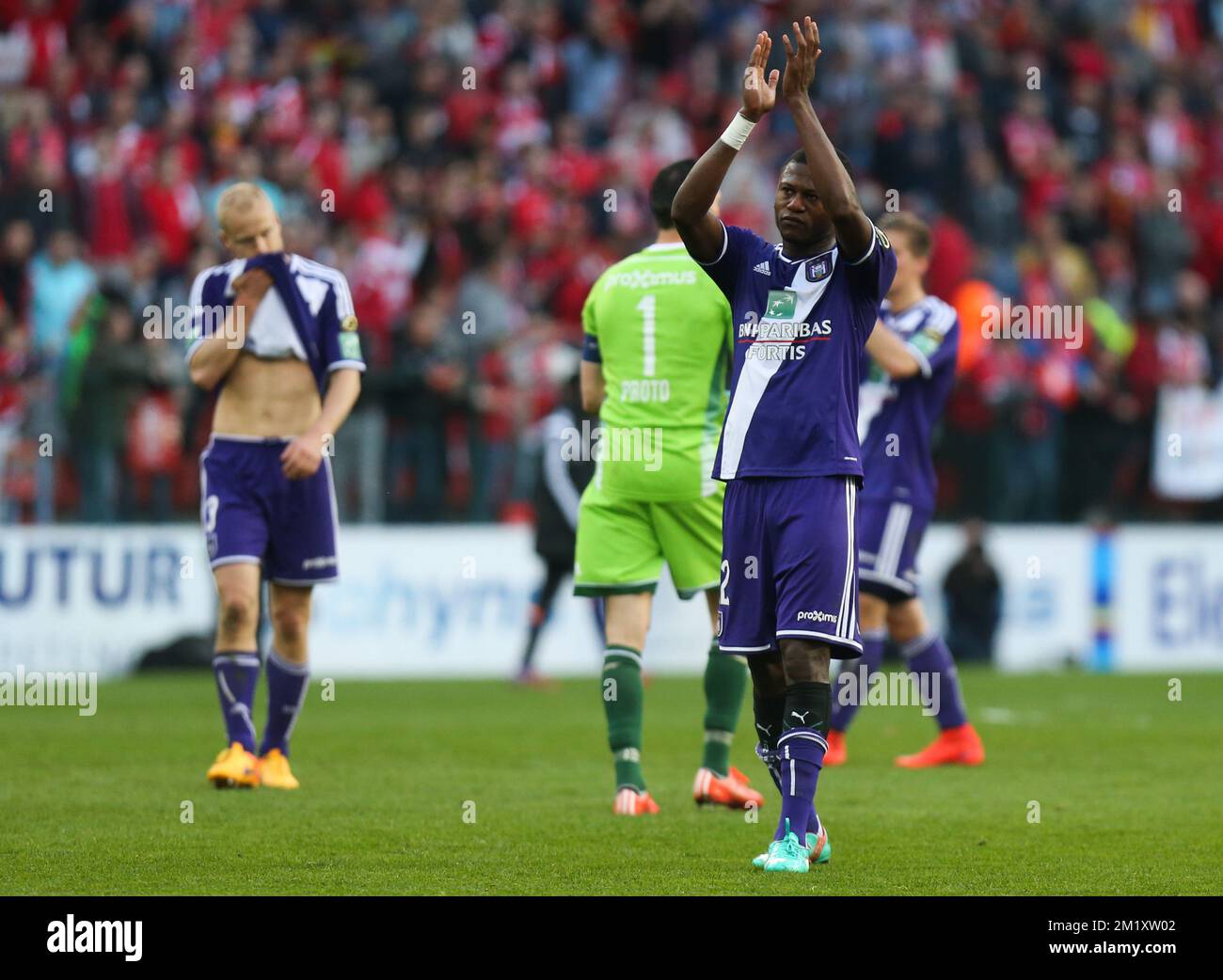 Standard de Liege vs Rsc Anderlecht LIEGE, BELGIUM - APRIL 12