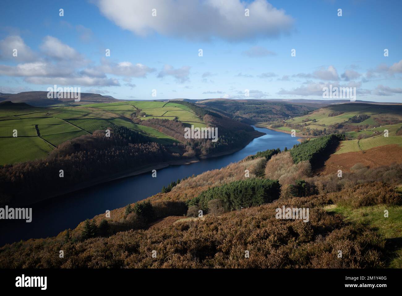 ladybower from derwent edge Stock Photo - Alamy