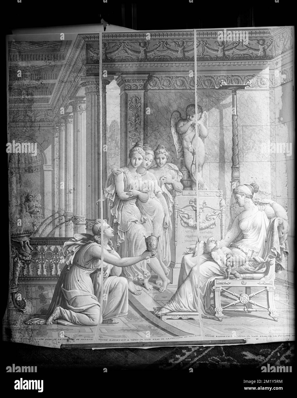 Boston, 40 Beacon Street, interior detail, Daniel P. Parker house