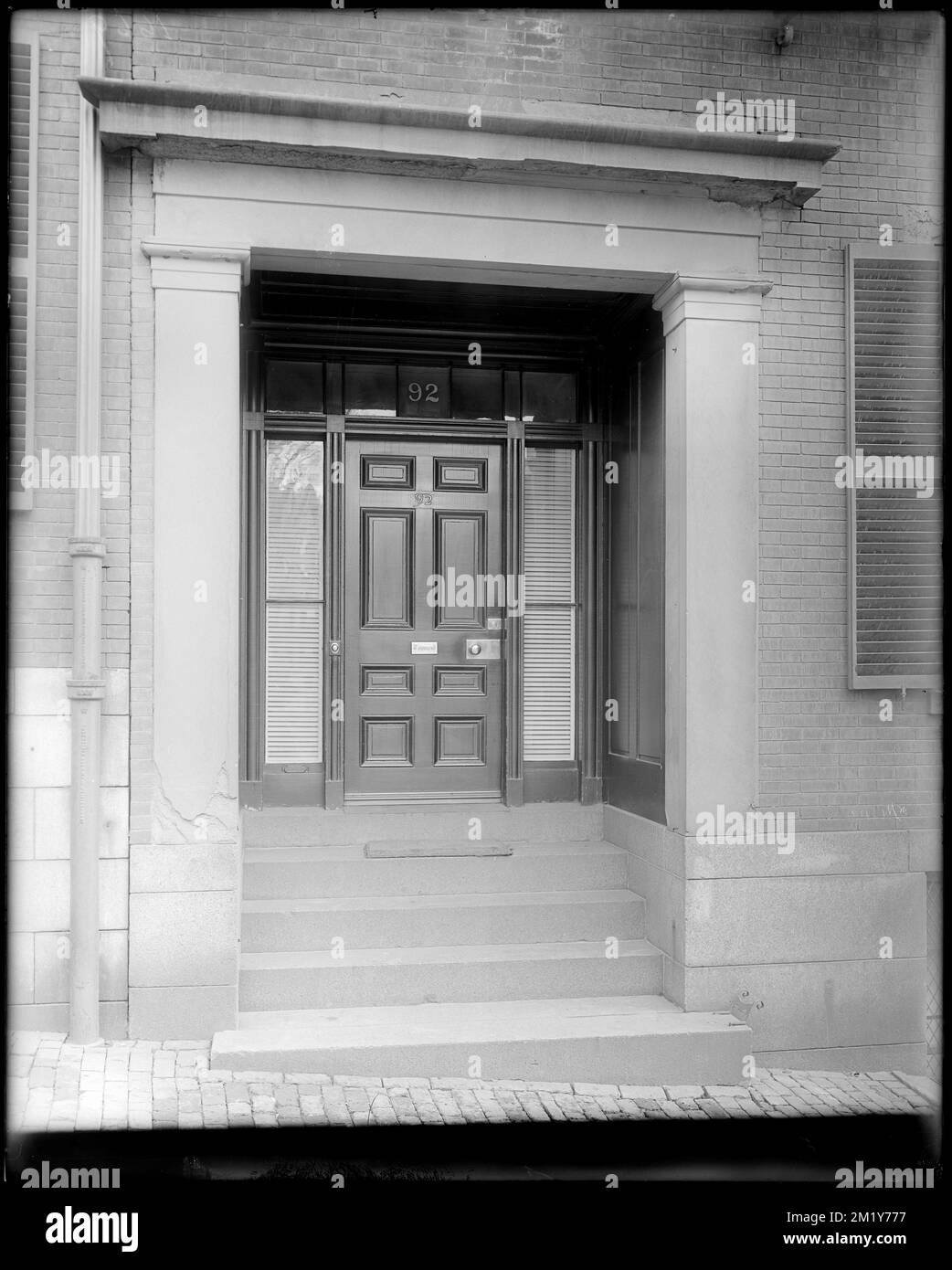 Boston, 92 Mount Vernon Street, exterior detail, door, unknown house , Houses, Doors & doorways