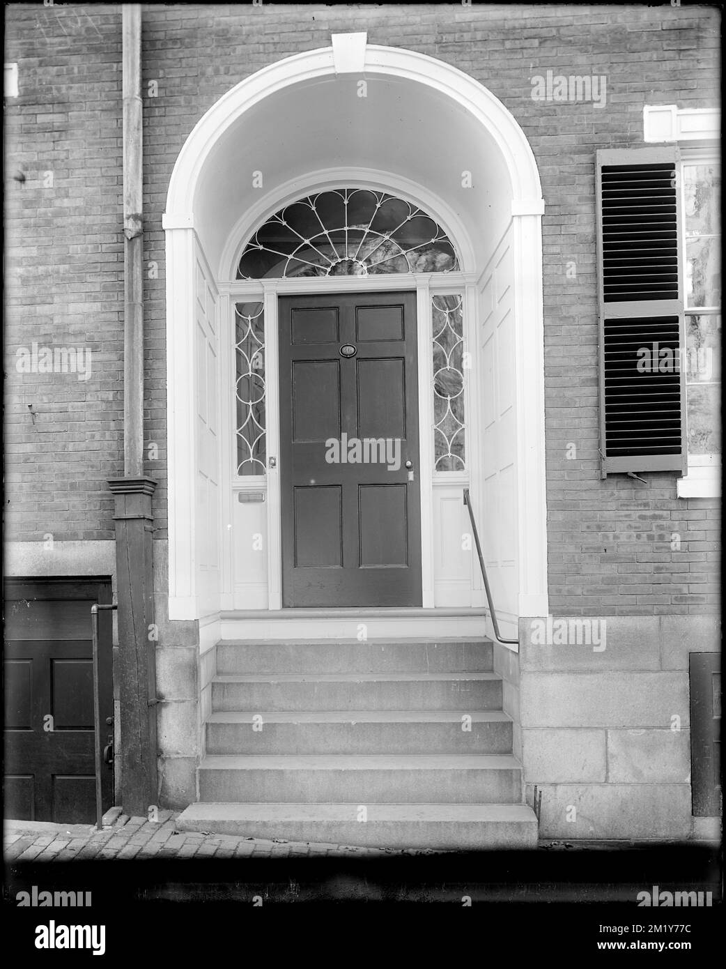 Boston, 46 Mount Vernon Street, exterior detail, door, unknown house , Houses, Doors & doorways