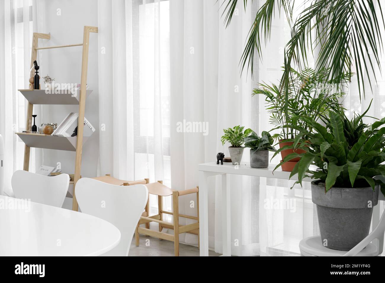 A beautiful minimalistic interior decor for house Stock Photo