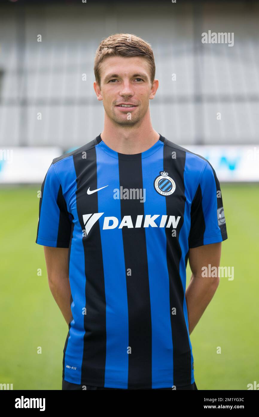 Club's team manager Michael Vijverman poses for a team picture, at the  2021-2022 photoshoot of Belgian Jupiler Pro League club Club Brugge,  Thursday 1 Stock Photo - Alamy