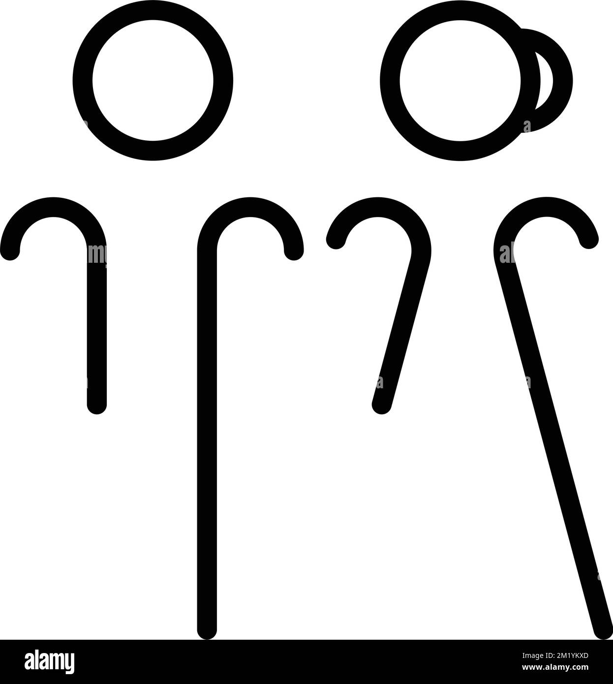 Toilet sign vector with man and woman restroom symbol in a glyph ...