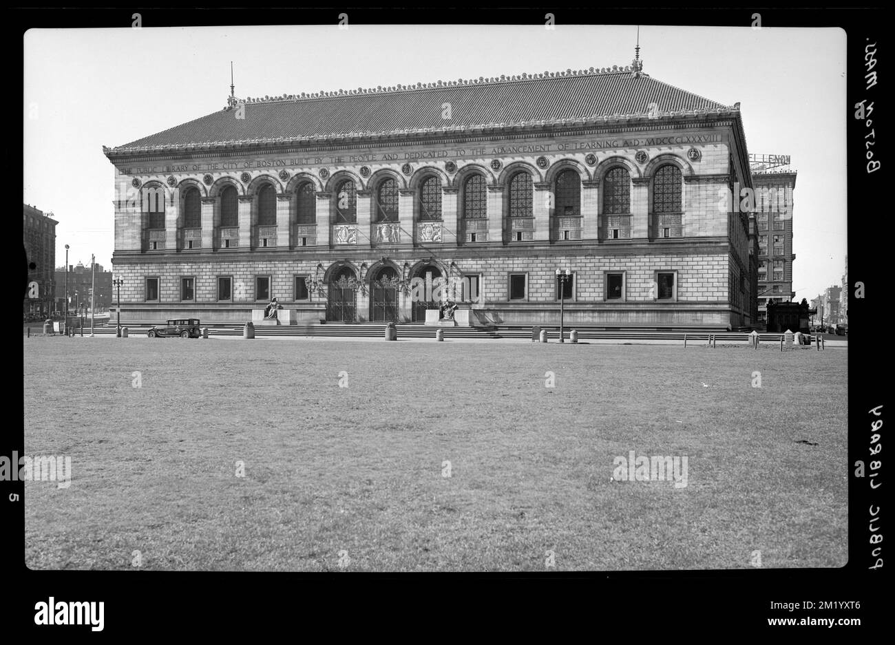 Boston Public Library, exterior , Architecture, Public libraries