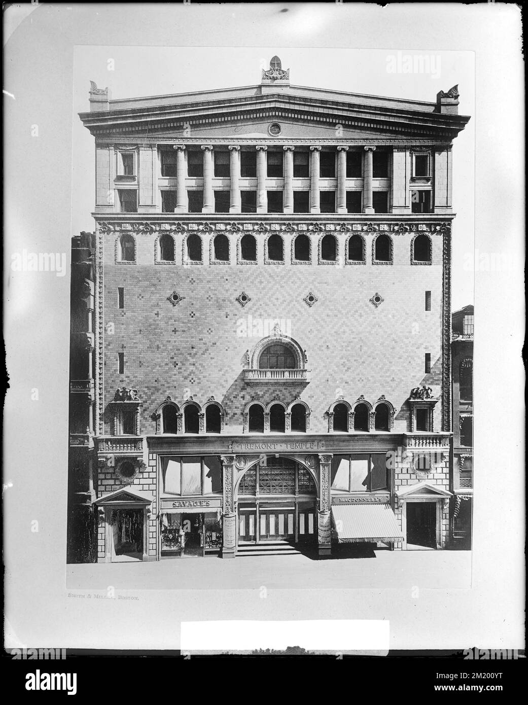 Boston, Tremont Street, Tremont Temple , Temples, Tremont Temple Boston