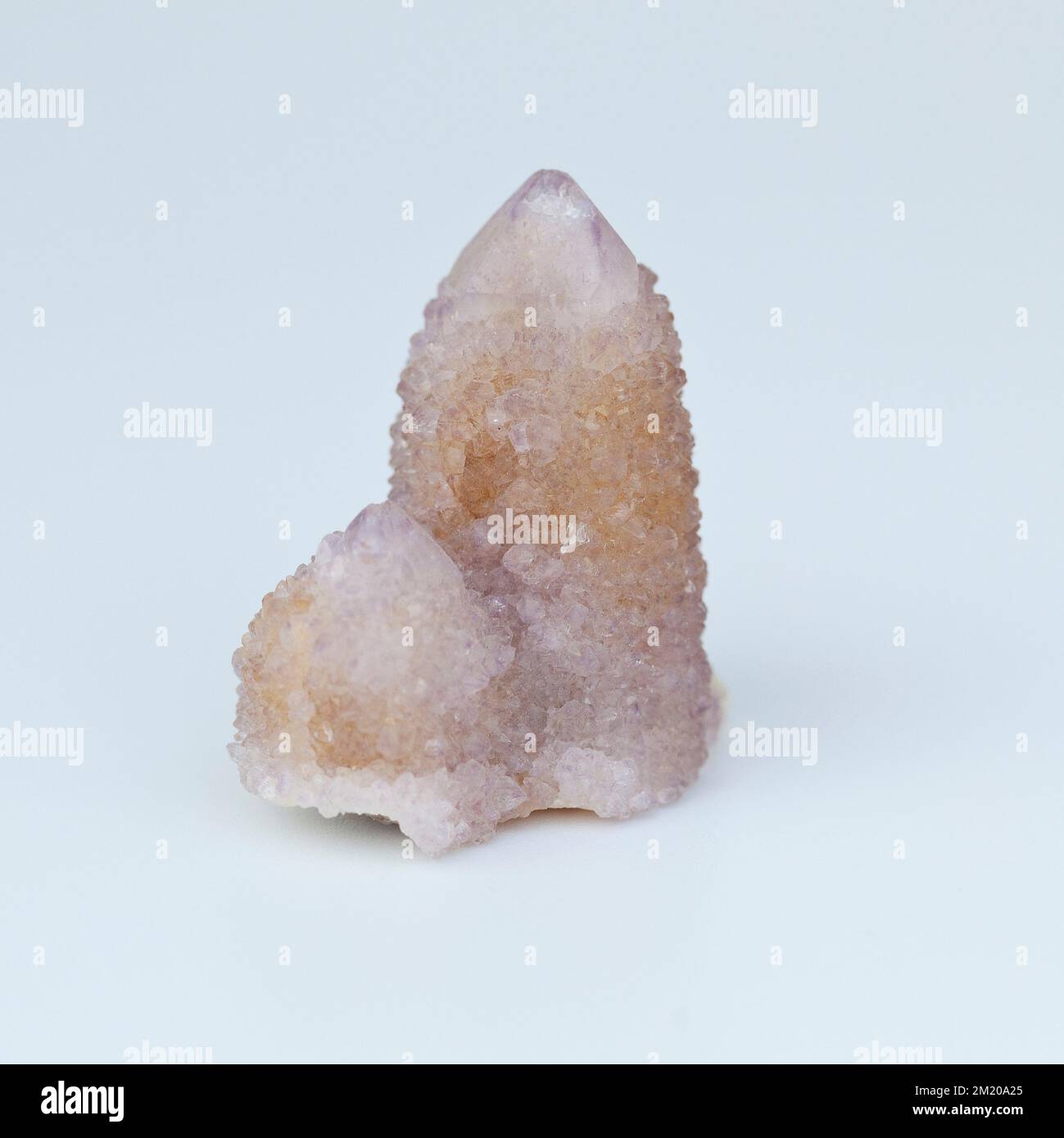 Macro close up colour photograph of a 'Spirit Quartz' a semi precious