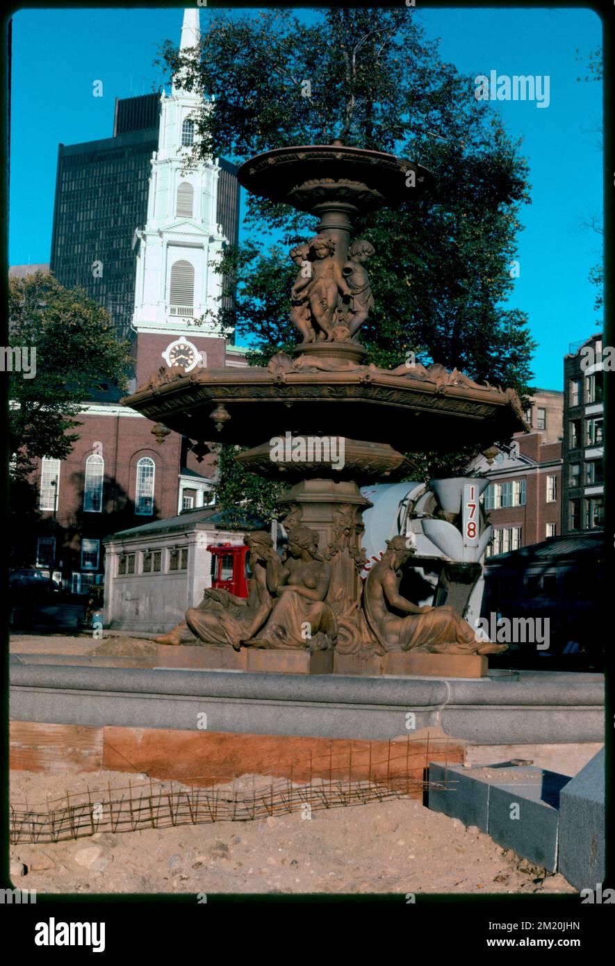 Brewer Fountain, Boston Common , Parks, Fountains. Edmund L. Mitchell