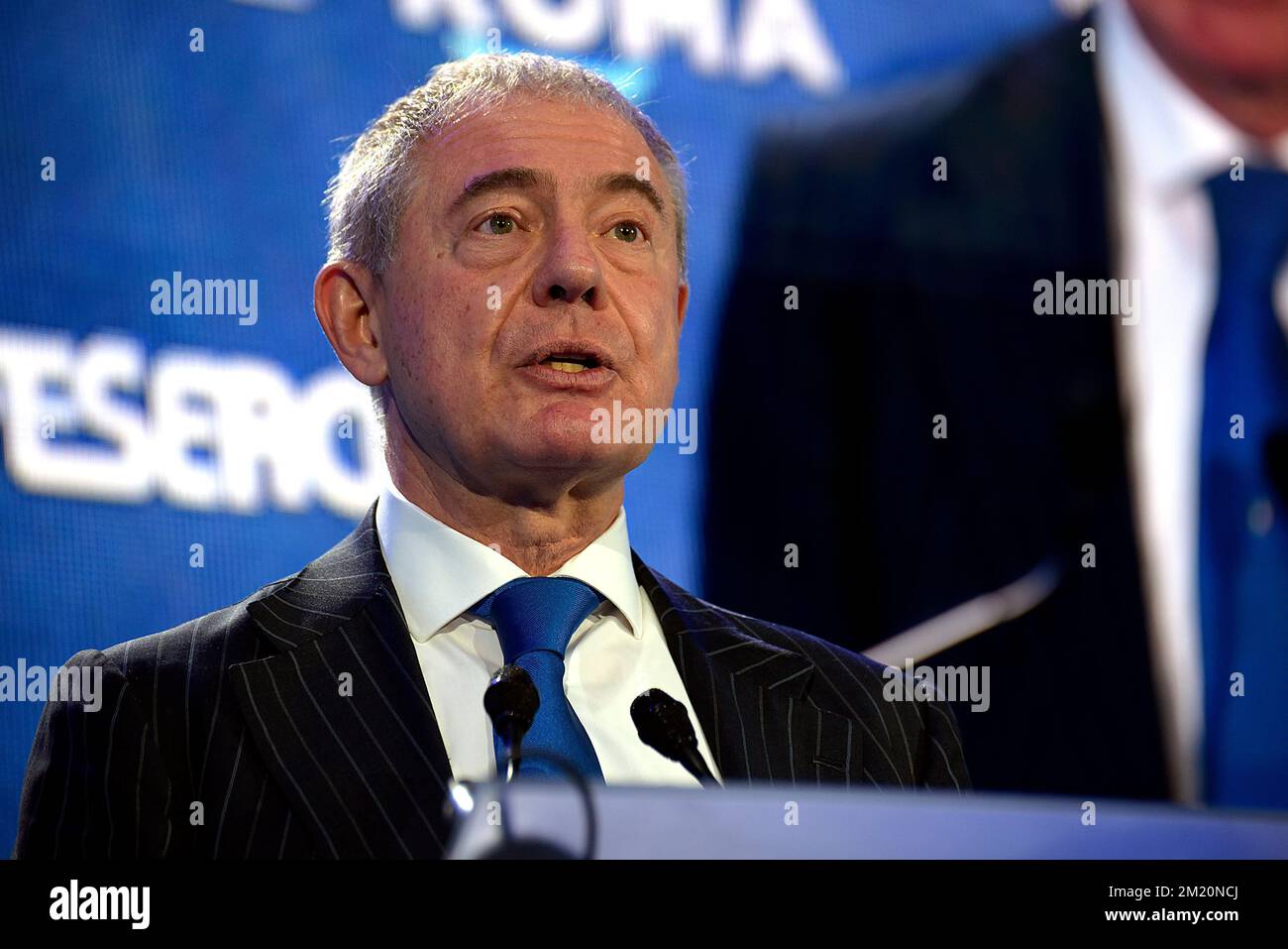 Rome, Italy. 13th Dec, 2022. The Minister of Enterprise and Made in